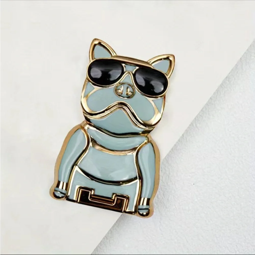 Cute Pooch Phone Kickstand Electroplated